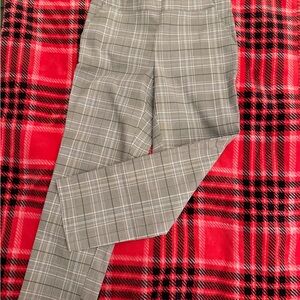 Gray Plaid Pants